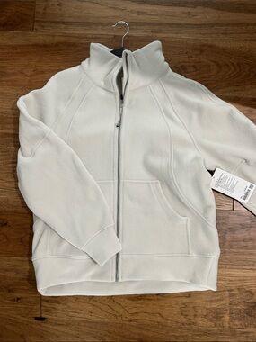 lululemon athletica Cream Full‑Zip Fleece Jacket